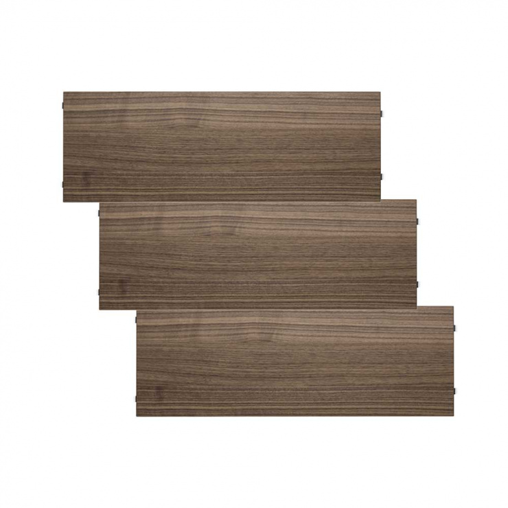 シェルフ 58×20cm 3枚入 / ウォルナット