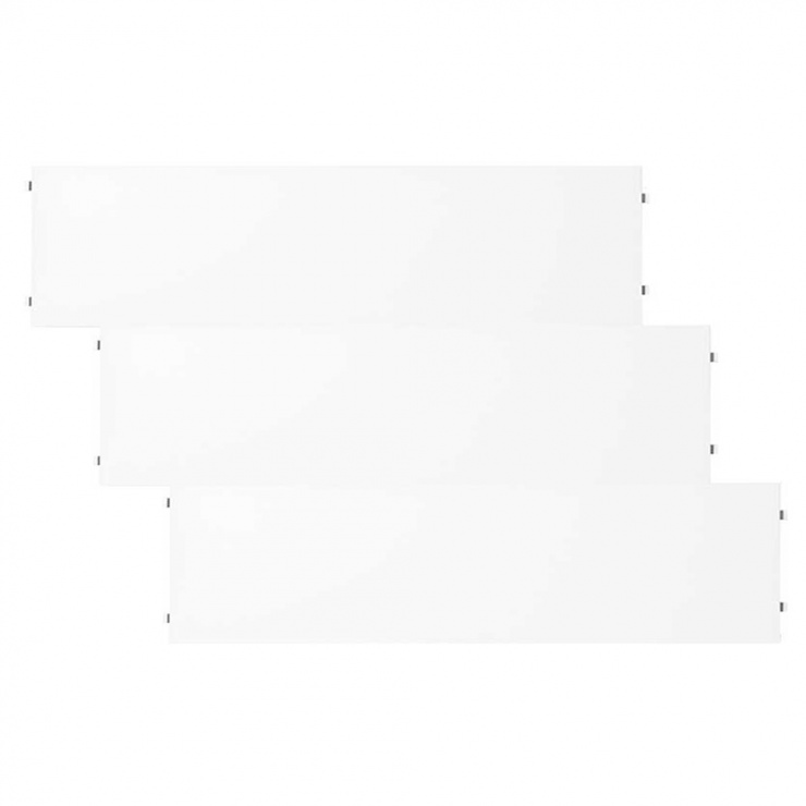 シェルフ 78×20cm 3枚入 ホワイト / MDF