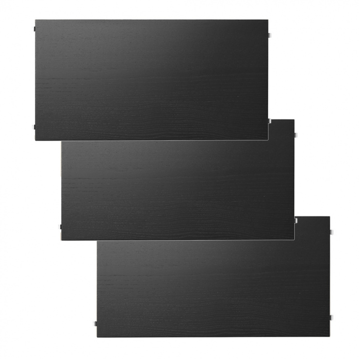 シェルフ 58×30cm 3枚入 / ブラックステインドアッシュ