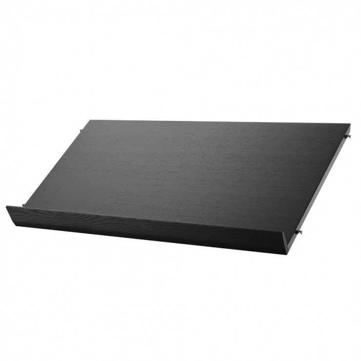 マガジンシェルフ 78×30cm / ブラックステインドアッシュ