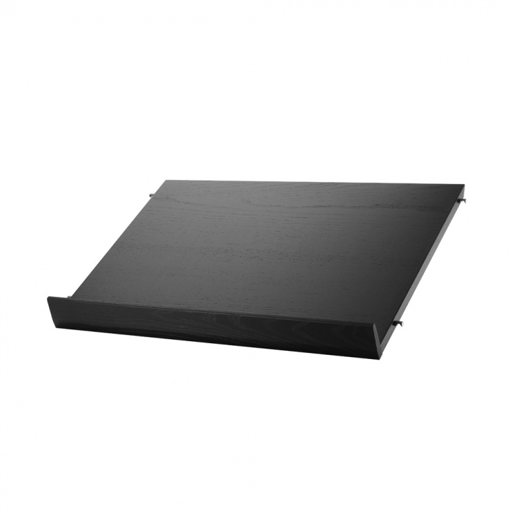 マガジンシェルフ 58×30cm / ブラックステインドアッシュ