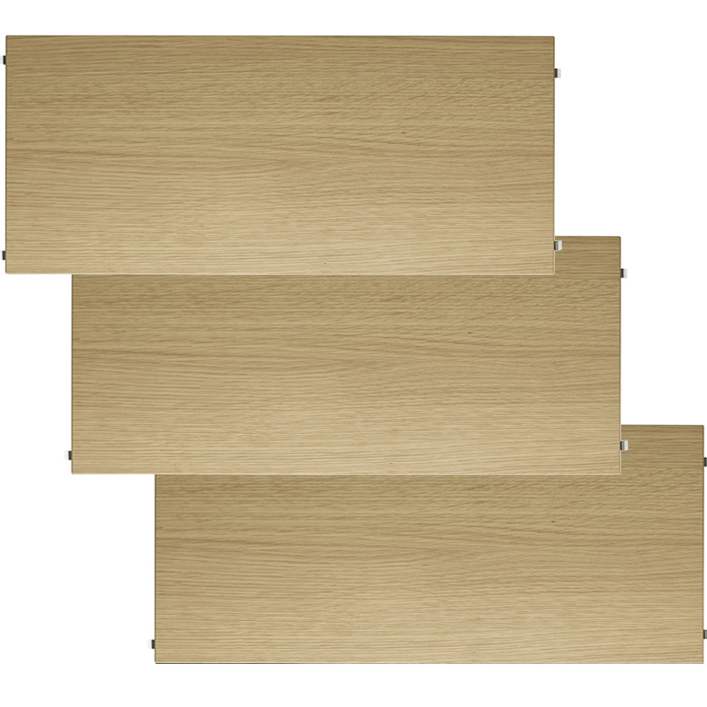 シェルフ 78×30cm 3枚入 / ウッド(オーク)
