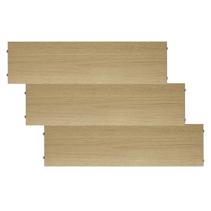 シェルフ 78×20cm 3枚入 / ウッド(オーク)