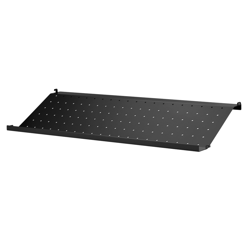 メタルシューズラック 78×30cm(ブラック)