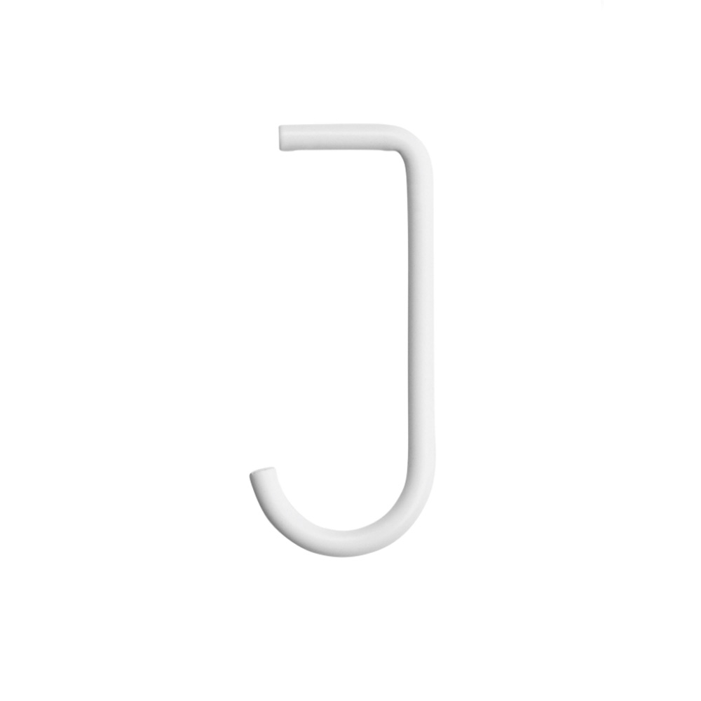 メタルシェルフ用 フック5個セット(ホワイト)