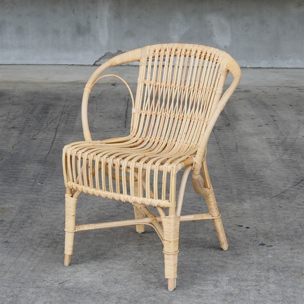 【アウトレット30%OFF】ラタン ダイニングチェア ロバート