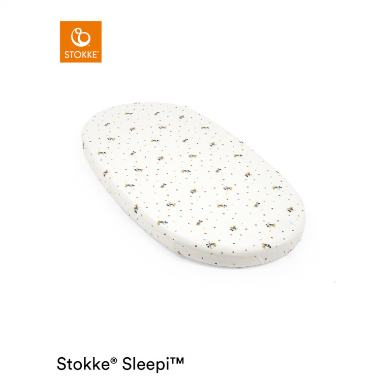 【メーカー在庫限り】ストッケ スリーピー ベッド フィットシーツ V3 / ミッキー セレブレーション