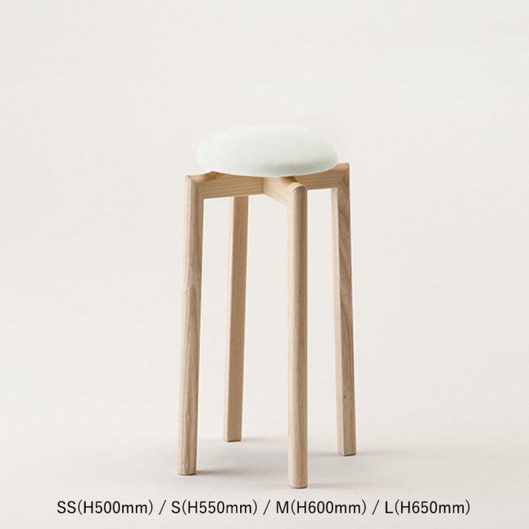 【アウトレット 30%OFF】マッシュルームスツール ヌード(SS(H500mm))