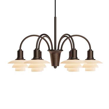 【世界限定400台｜要電気工事】PH 1/1 シャンデリア センテナリー・エディション 6灯タイプ / ダスティーテラコッタ