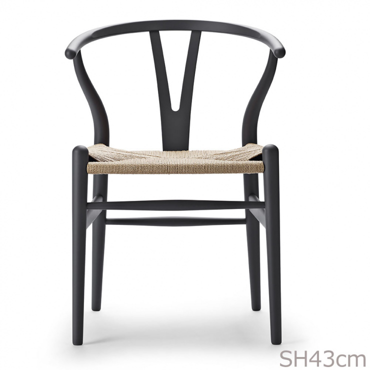 Yチェア CH24 SH43cm SOFT / アンスラサイトグレー 日本サイズ
