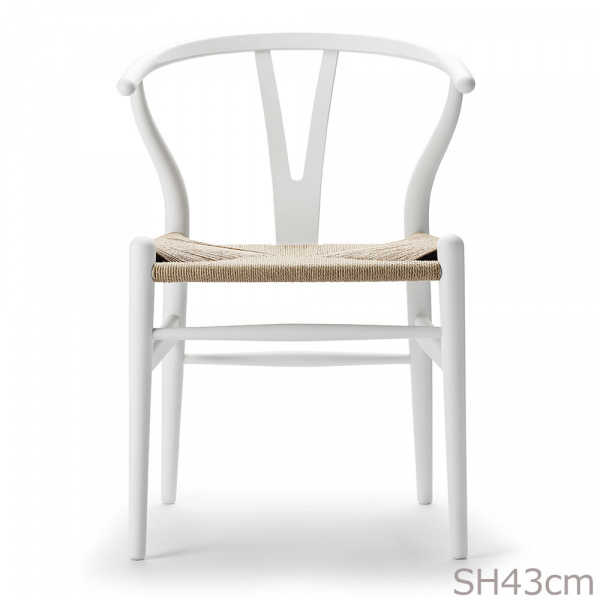 Yチェア CH24 SH43cm SOFT / ナチュラルホワイト 日本サイズ