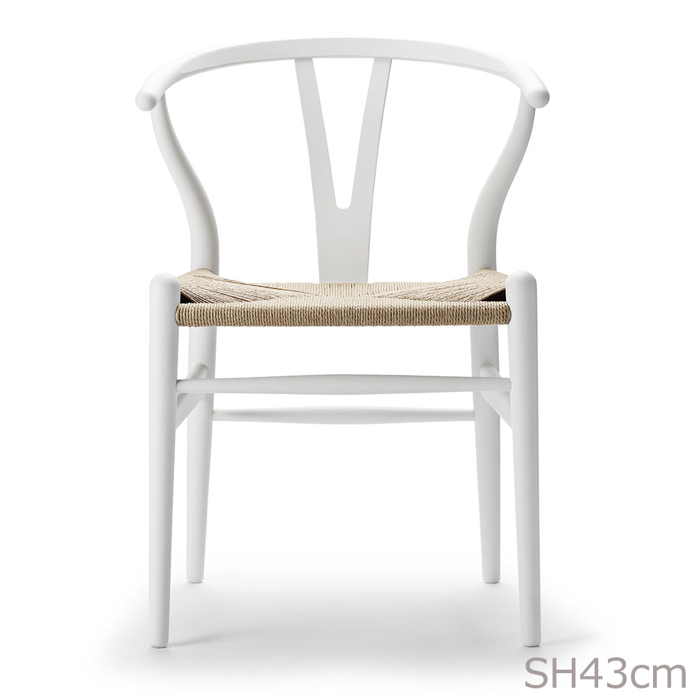 Yチェア CH24 SH43cm SOFT / ナチュラルホワイト 日本サイズ