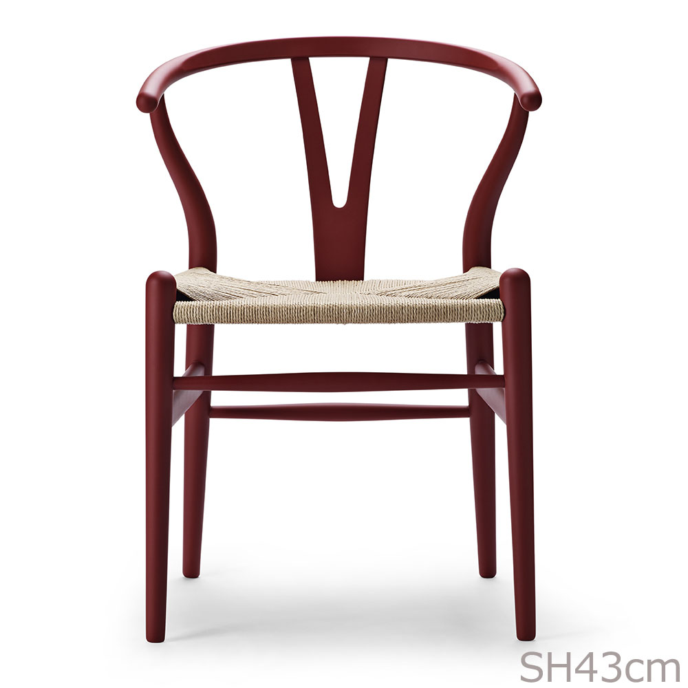 Yチェア CH24 SH43cm SOFT / レッドブラウン 日本サイズ