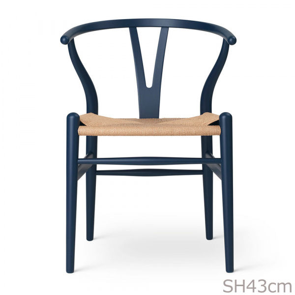 Yチェア CH24 SH43cm SOFT / ブルー 日本サイズ