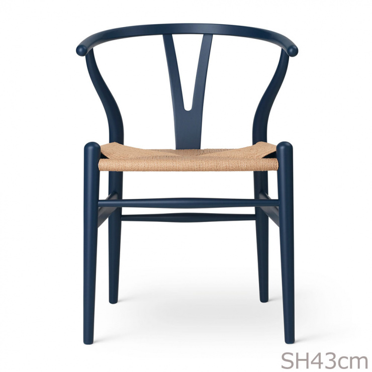 Yチェア CH24 SH43cm SOFT / ブルー 日本サイズ