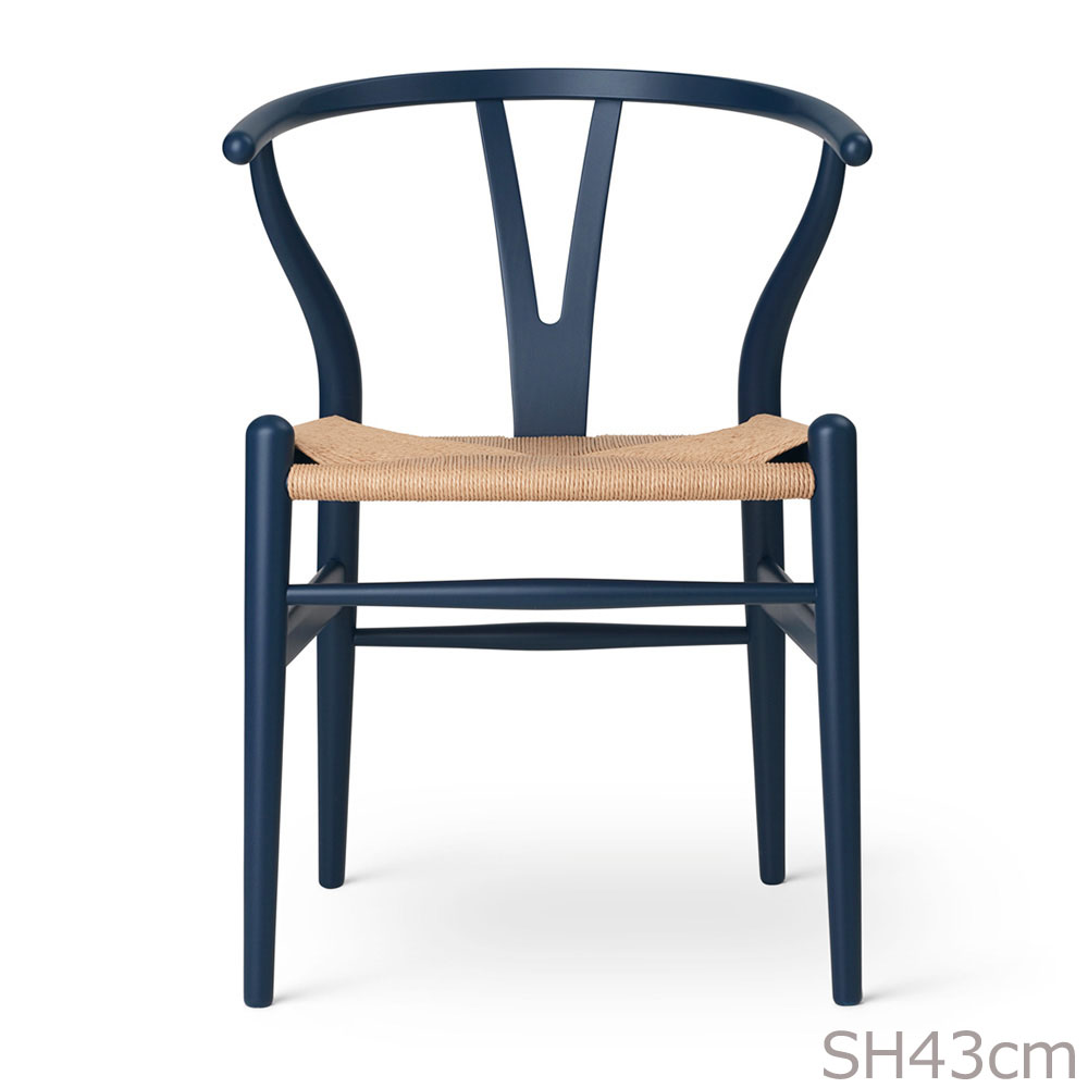 Yチェア CH24 SH43cm SOFT / ブルー 日本サイズ