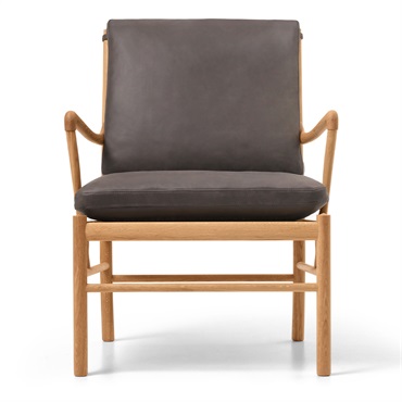 OW149 コロニアルチェア / オーク材 オイル仕上げ ソーレンセンレザー TERRA(Raku 20367)