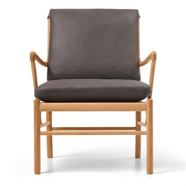 OW149 コロニアルチェア / オーク材 オイル仕上げ ソーレンセンレザー TERRA(Raku 20367)