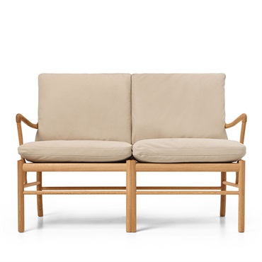 OW149-2 コロニアルソファ / オーク材 オイル仕上げ / ソーレンセンレザー TERRA