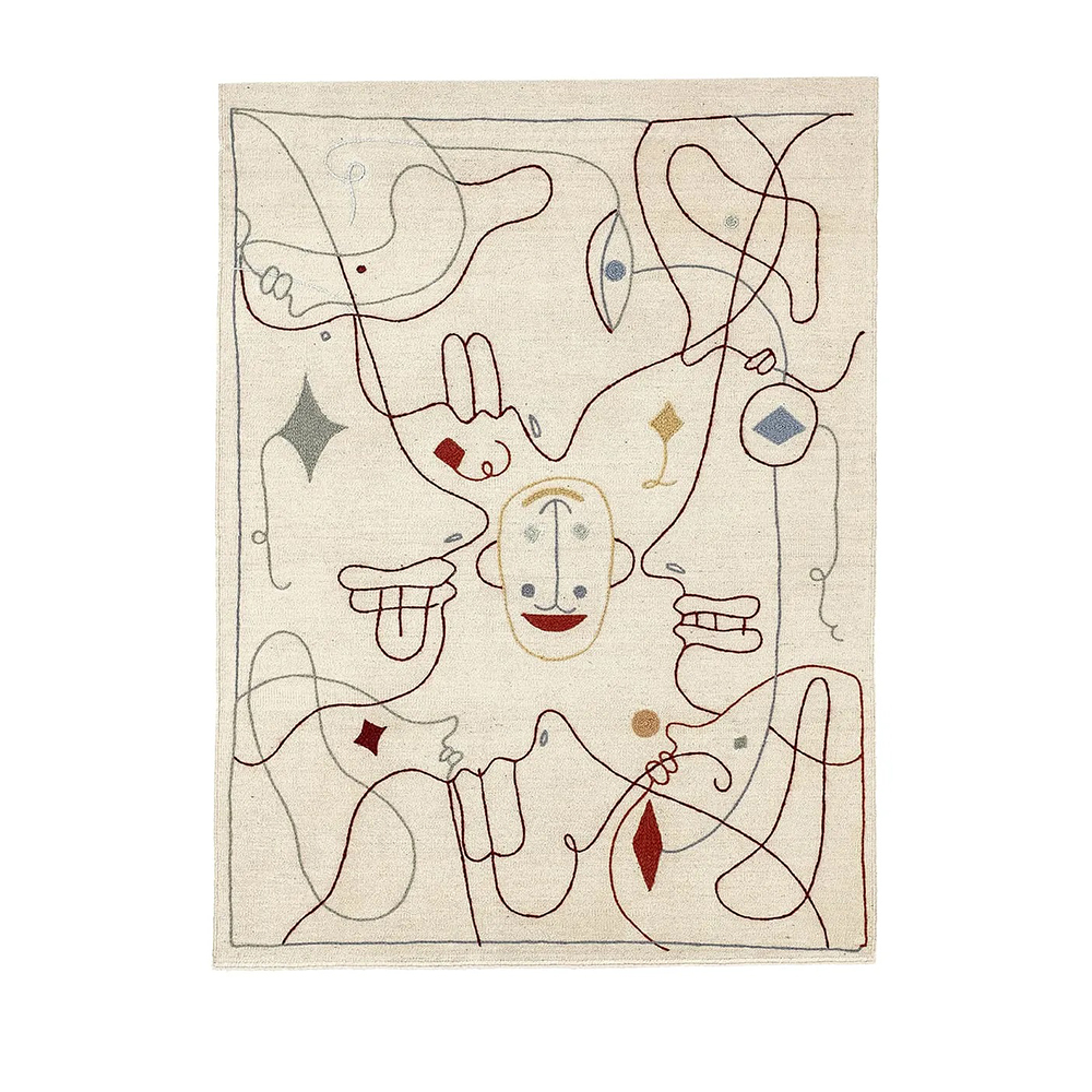 ラグマット シルエット 200×300cm