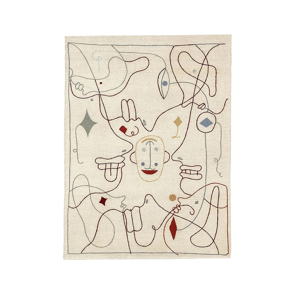 ラグマット シルエット 170×240cm