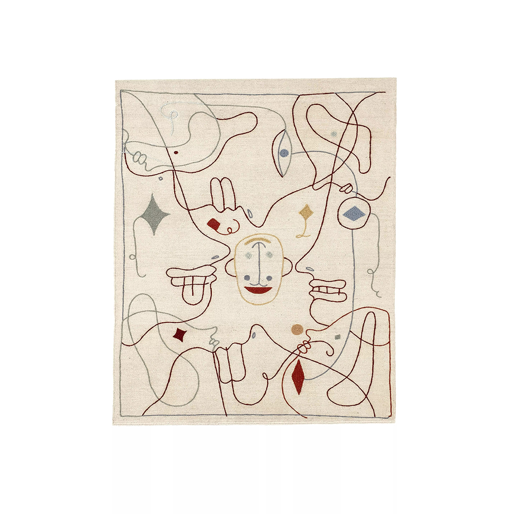 ラグマット シルエット 120×150cm