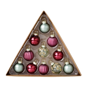 ミニグラス ボールセット φ3cm 11個入 / ミントミックス