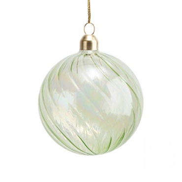 リブ グラスボール  φ8cm / イリッドライム