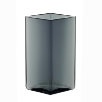 イッタラ　Ruuts ルーツ　フラワーベース　廃盤 ルーツ ベース 115×180mm グレーiittala/Arabia|北欧食器の