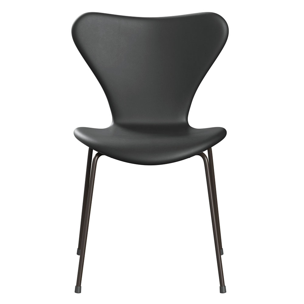 セブンチェア 3107 / フルパディング エッセンシャルレザーブラック / ブラウンブロンズ脚【国内在庫品】( )