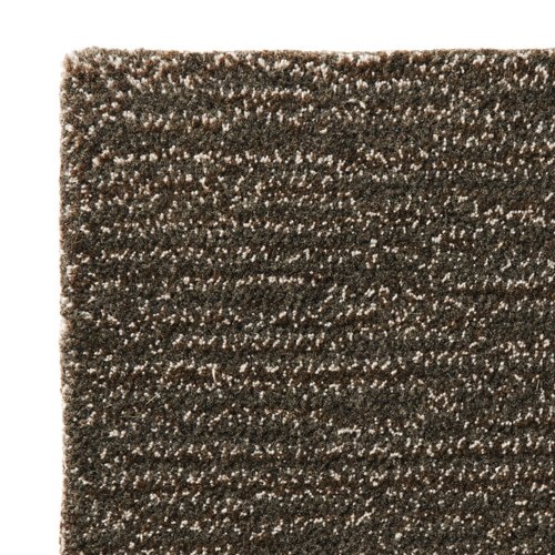 ラグマット ミックス ネイチャー 140×200cm 防炎対応品(ダークブラウン)