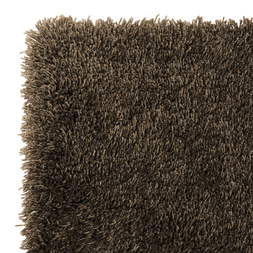 ラグマット ジェリー 140×200cm 防炎対応品(ダークブラウン)