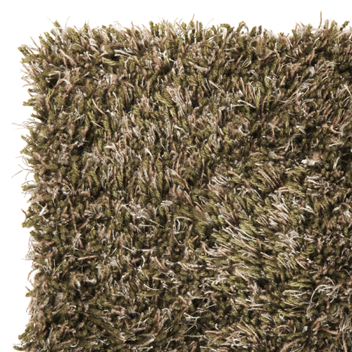 ラグマット エクリュー 140×200cm 防炎対応品(オリーブ)