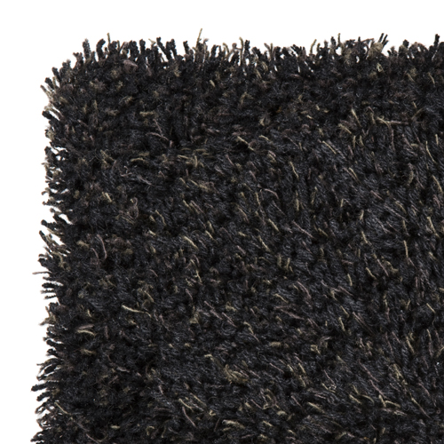 ラグマット シーズン 140×200cm 防炎対応品(ブラック)