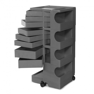 ボビーワゴン 4段8トレイ / トルネードグレー