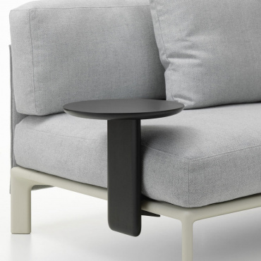 アナグラムソファ専用 アタッチャブルテーブル φ35cm / ブラックアッシュ