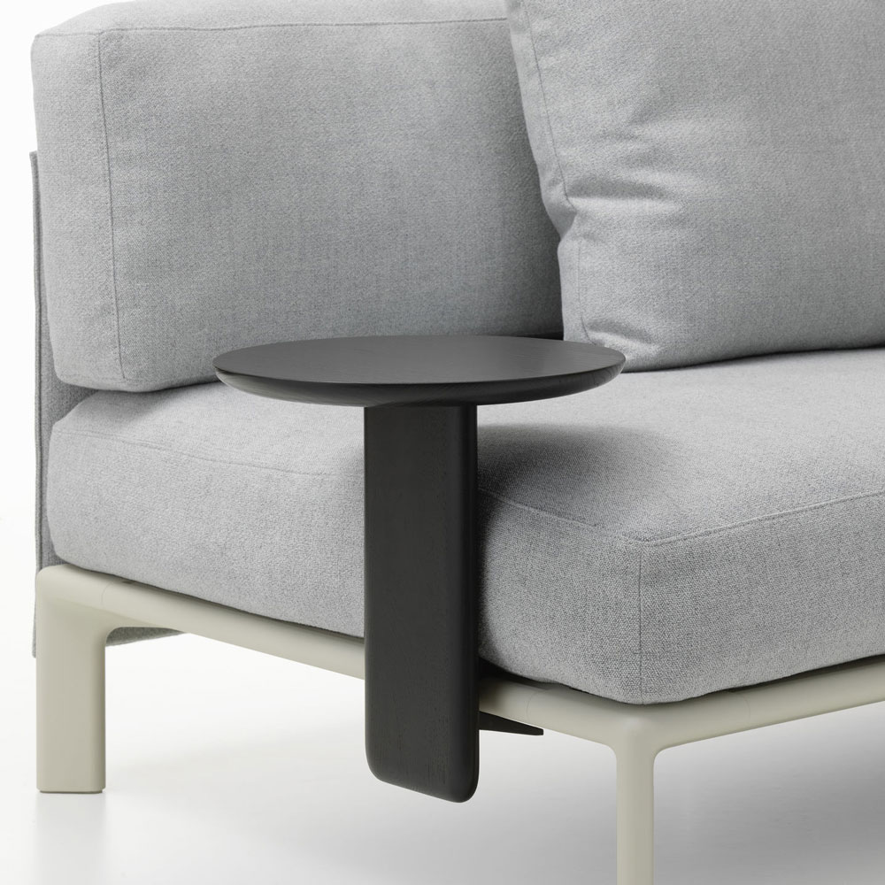 アナグラムソファ専用 アタッチャブルテーブル φ35cm / ブラックアッシュ