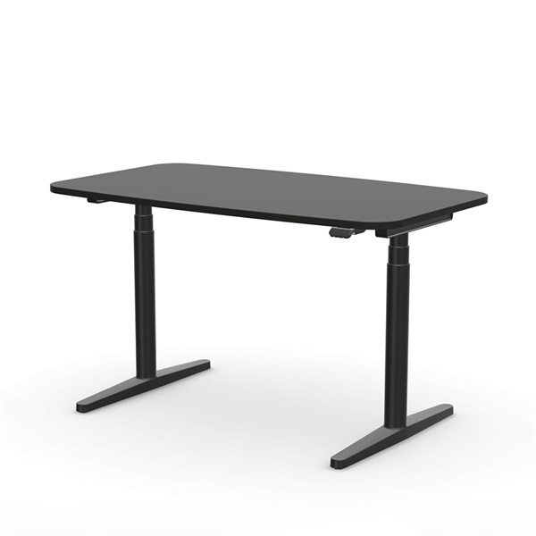 タイド 2 ホームデスク W130×D75cm / ベーシックダーク×ディープブラック