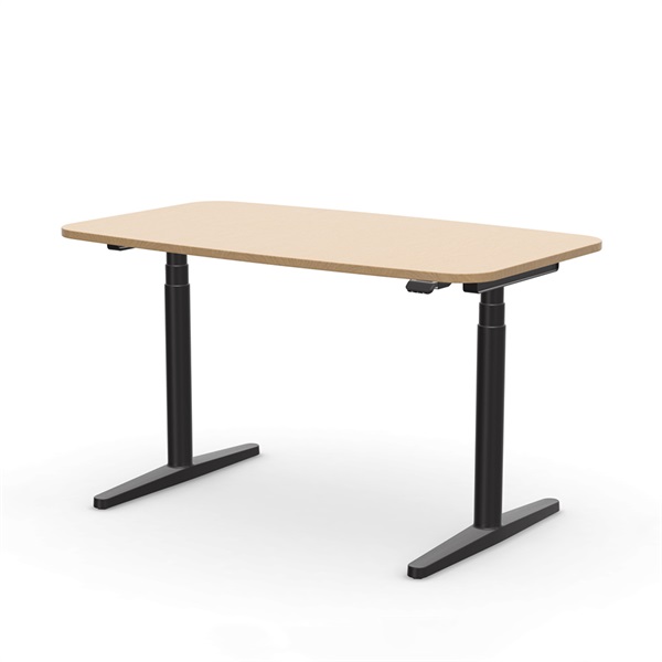 タイド 2 ホームデスク W130×D75cm / ライトオーク×ディープブラック