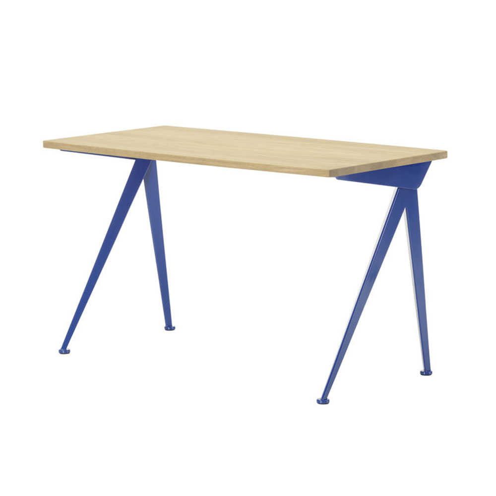コンパス ディレクション W125×D60cm / オーク×ブルーマルクール
