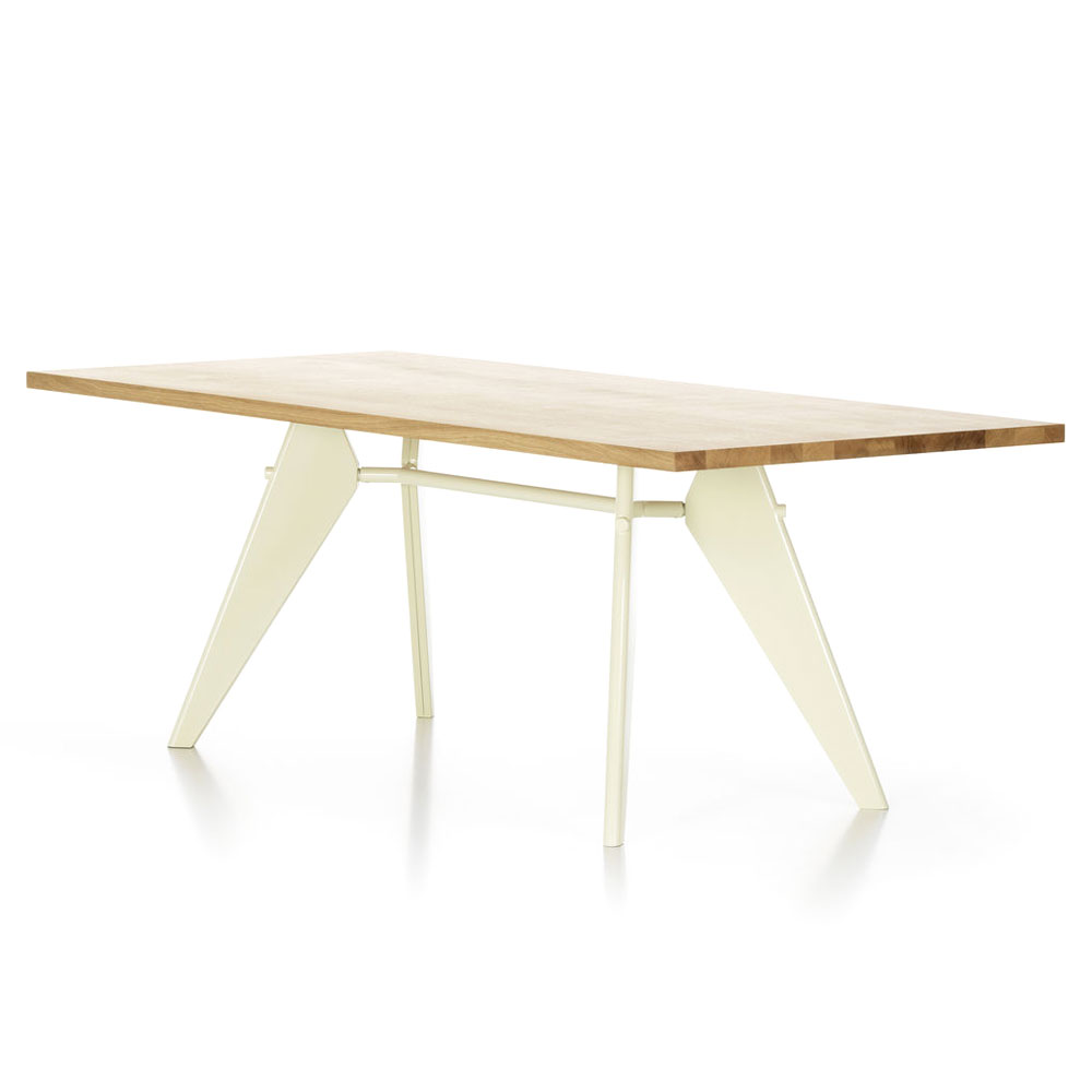 EM ターブル ソリッドオーク W200cm(ブランコロンブ(エクリュ))
