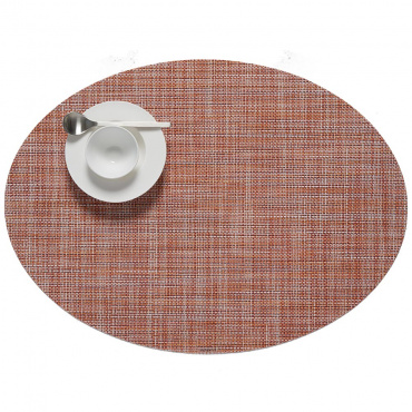 【アウトレット 30%OFF】ランチョンマット / ミニバスケットウィーブオーバル シナモン
