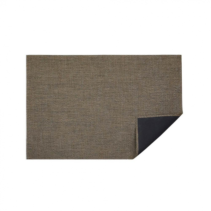 フロアマット 59×92cm モアレ モカ