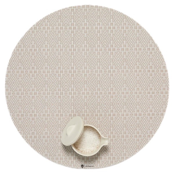 ランチョンマット / ボックスウッド ラウンド フラックス