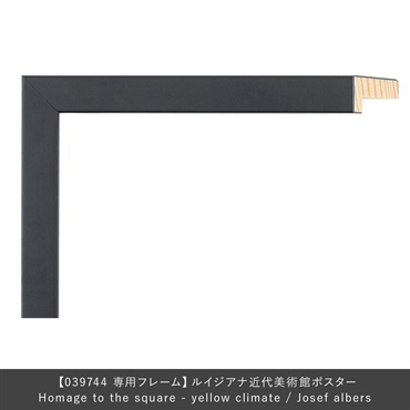 フレーム ユニバース / Homage to the square - yellow climate / Josef albers専用 / ブラック