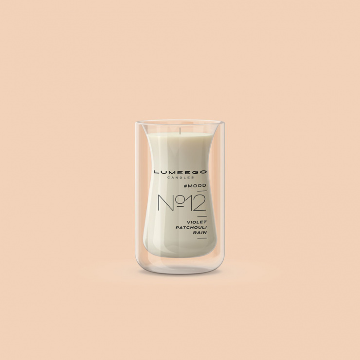 【アウトレット50%OFF】グラス入りキャンドル 250ml / ドッピオウェーブno12( )