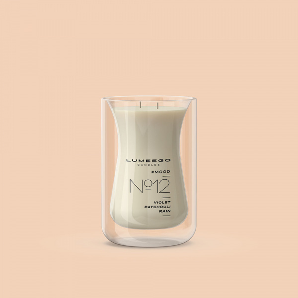 【アウトレット50%OFF】グラス入りキャンドル 500ml / クイーンウェーブno12
