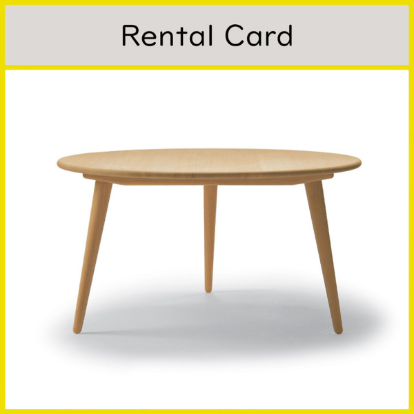 【レンタルサービス】CH008 コーヒーテーブル / オーク材 オイル仕上げ (Carl Hansen & Son)