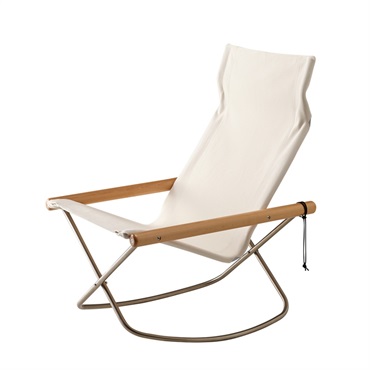 ニーチェアエックス　ロッキング　ナチュラル / ホワイト