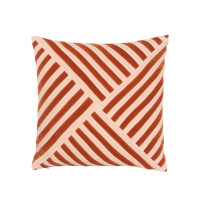 ❤未使用品❤エルメス クッション45 ピンクｘオレンジｘホワイト お洒落で温か 981021_M.jpg